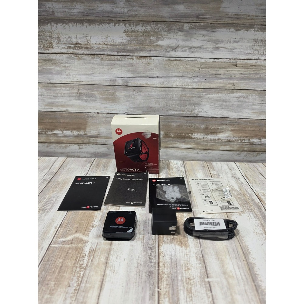 Motorola MOTOACTV 8GB Fitness Tracker Smart Music Player GPS Sport Watch NO BAND